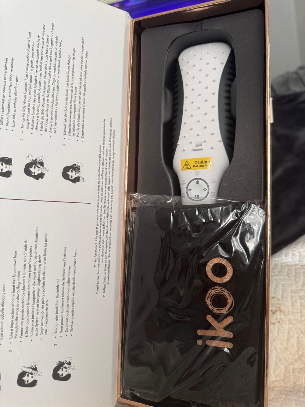 Ikoo hot styling brush
